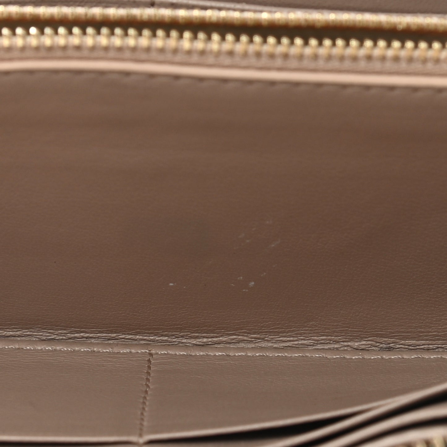 Grained Lambskin Drew Long Wallet with Flap Black