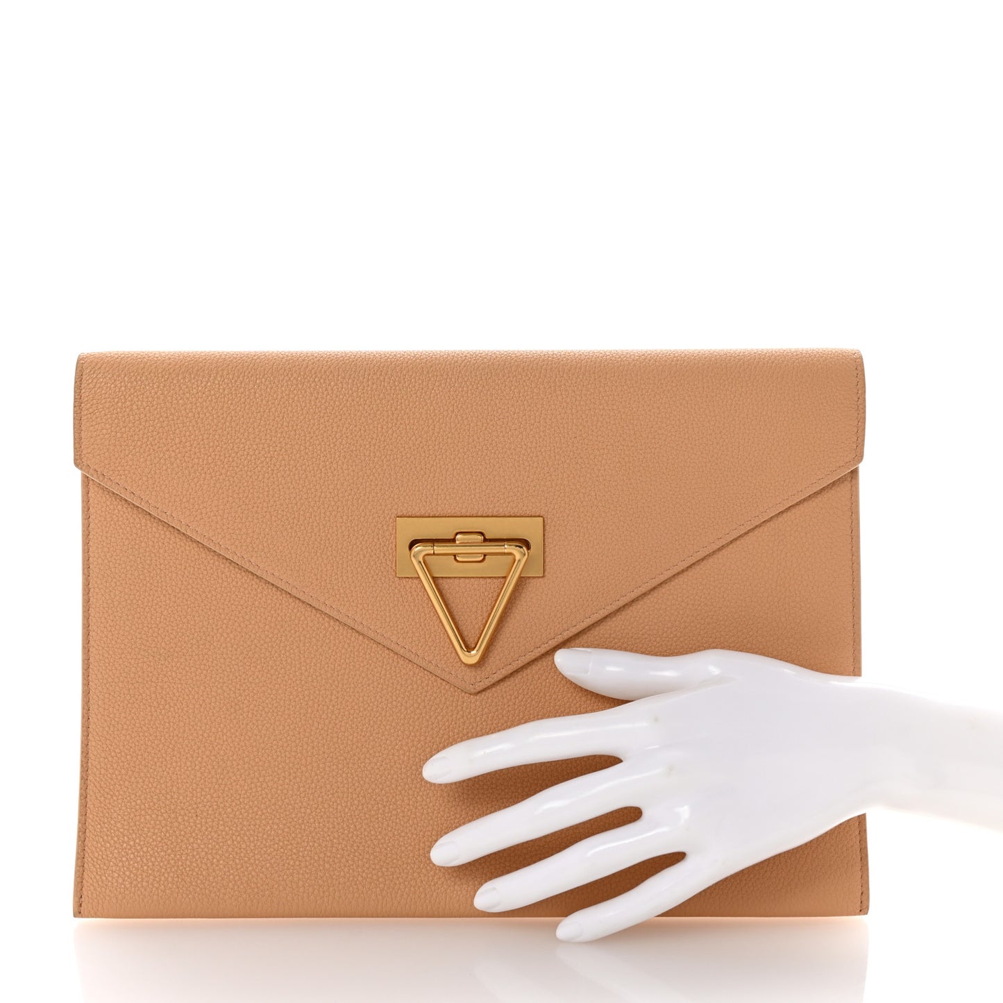 Grained Calfskin Saint Germaine Pouch Caramel
