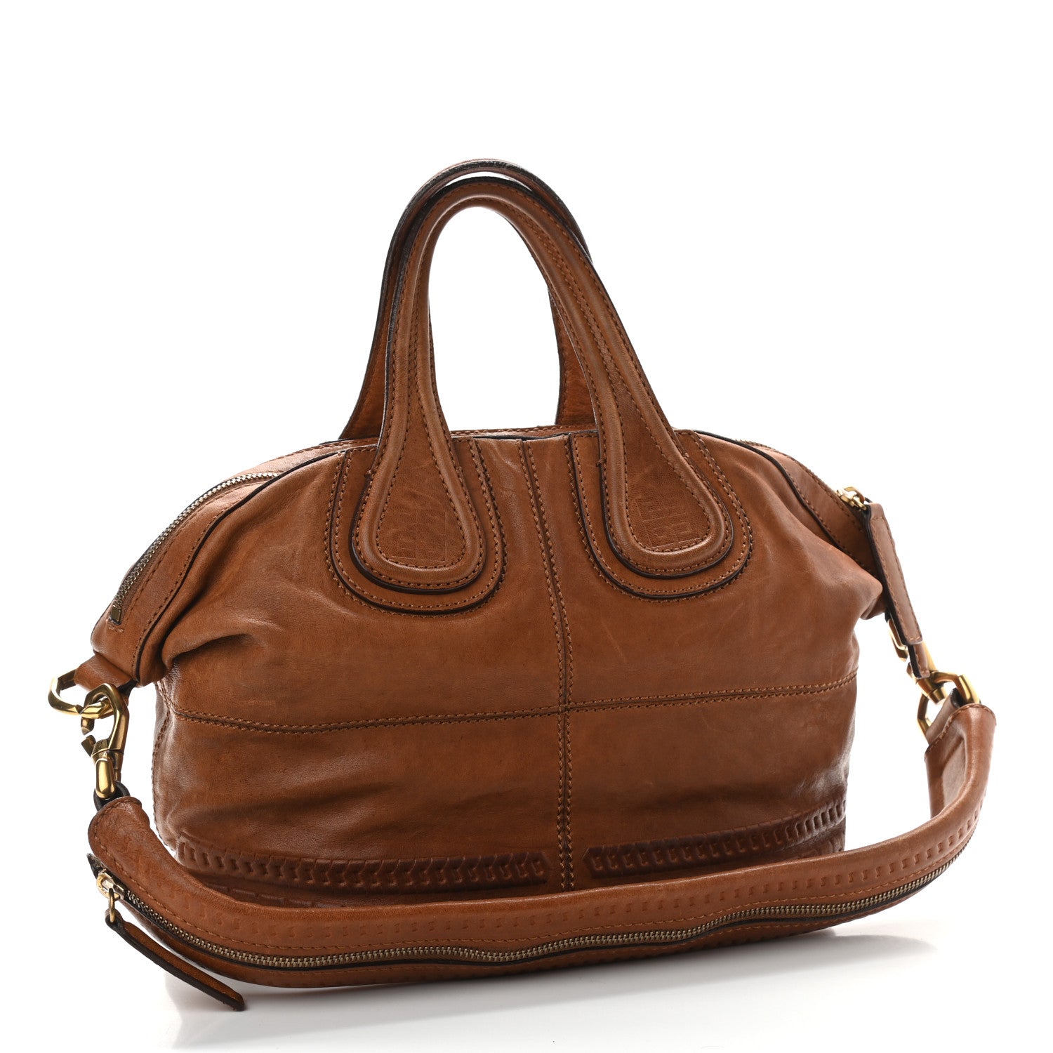 Givenchy Calfskin Cable Embossed Small Nightingale Brown 2 of 11