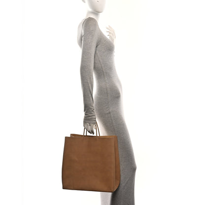 Bottega Veneta Calfskin Medium Brown Bag Tote Kraft 2 of 11
