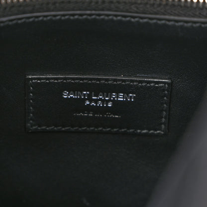 Saint Laurent Smooth Calfskin Small Le 5 A 7 Soft Hobo Black 6 of 10