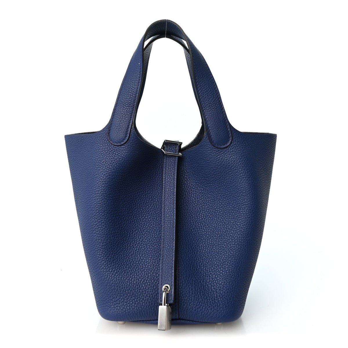 Hermes Taurillon Maurice Picotin Lock 18 PM Bleu Saphir 1 of 10
