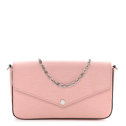 Louis Vuitton Epi Pochette Felicie Rose Ballerine 3 of 15