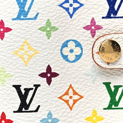 Louis Vuitton Monogram Multicolor Carnet de Bal Mini Agenda Cover White 7 of 9