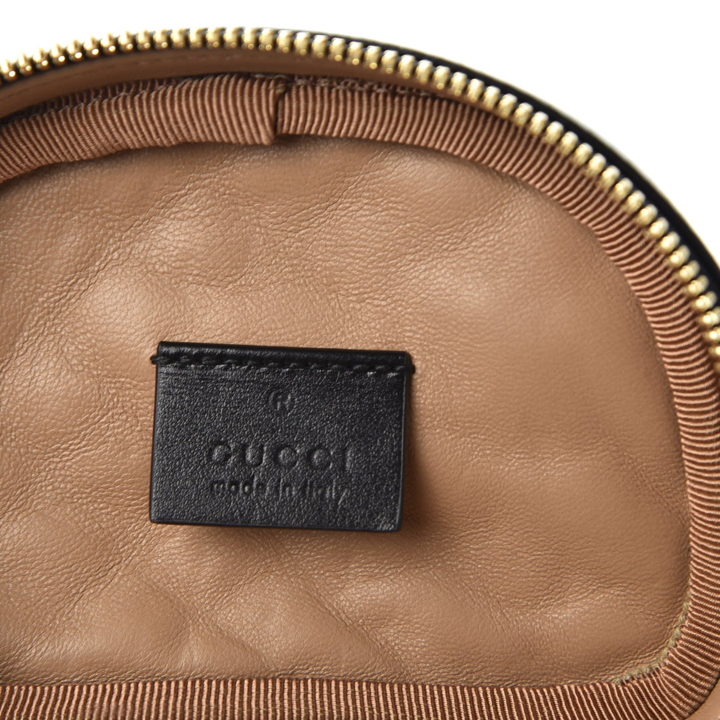 Calfskin Trapuntata Zumi Belt Bag Black