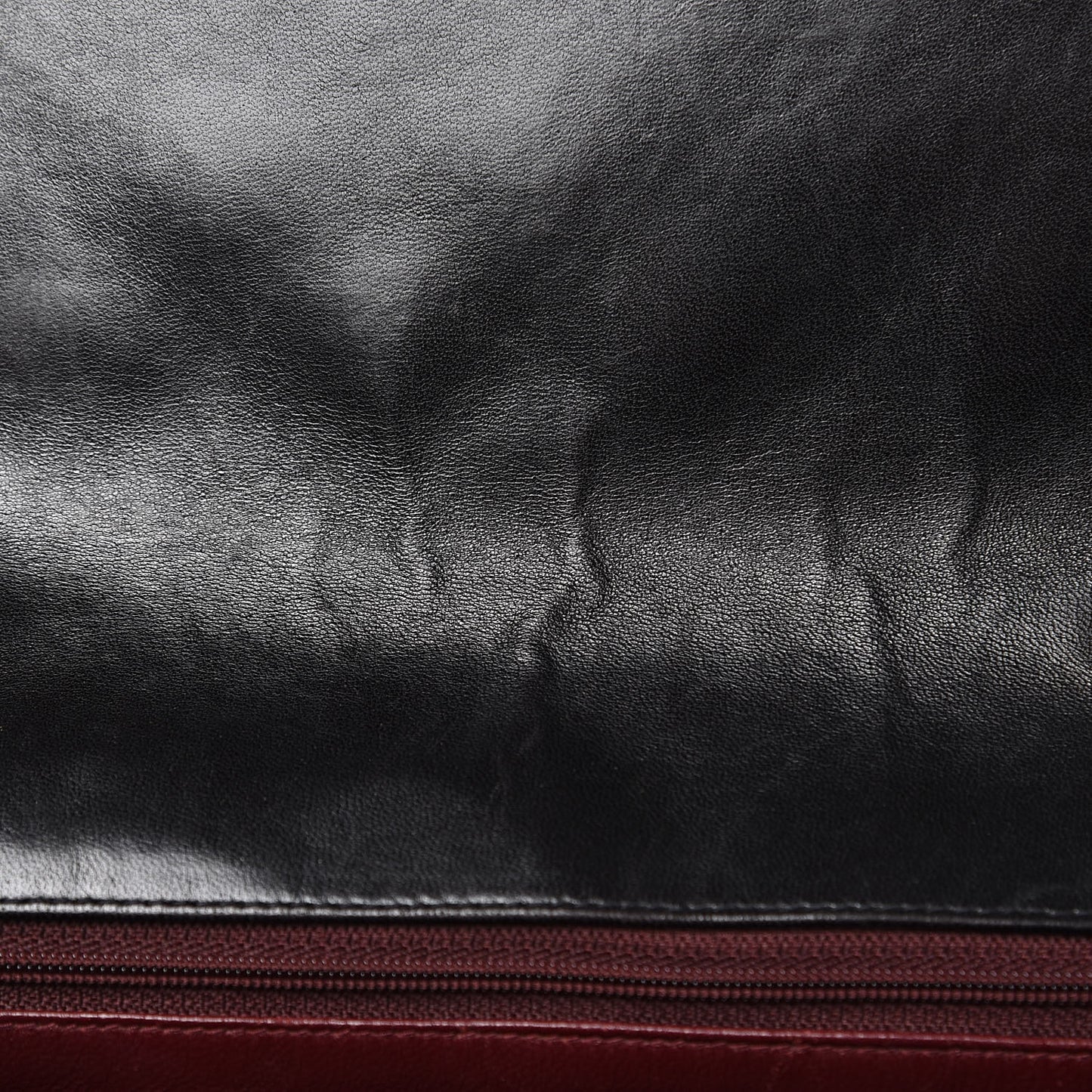 Lambskin Quilted Medium Single Flap Black