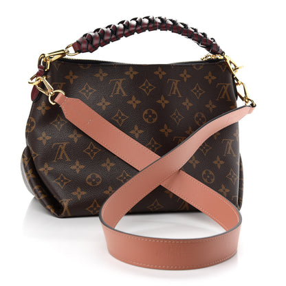 Louis Vuitton Monogram Beaubourg Hobo Mini Bordeaux Red Peach Safran Blue Jean Blue 4 of 10