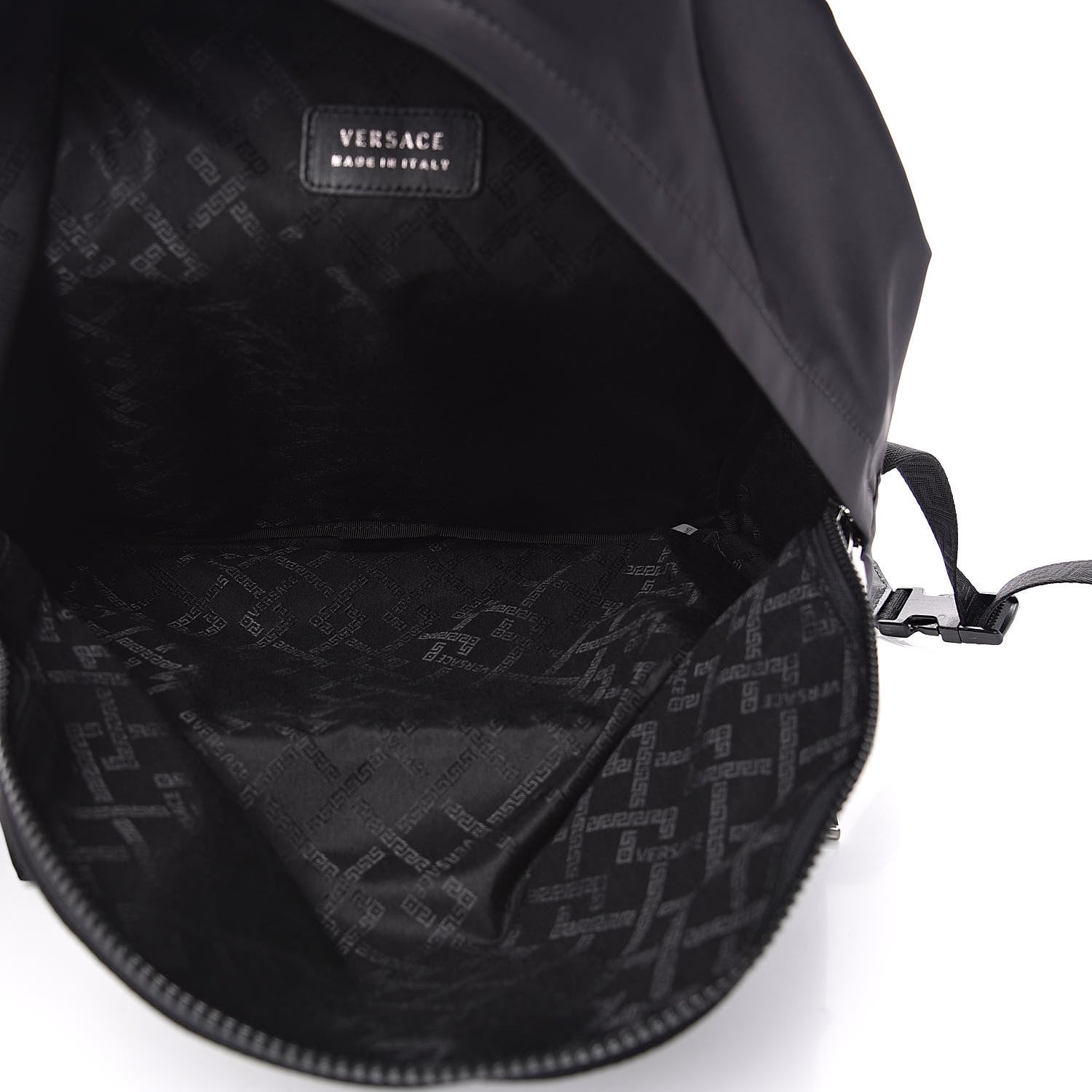 Versace Nylon Palazzo Medusa Backpack Black 5 of 8