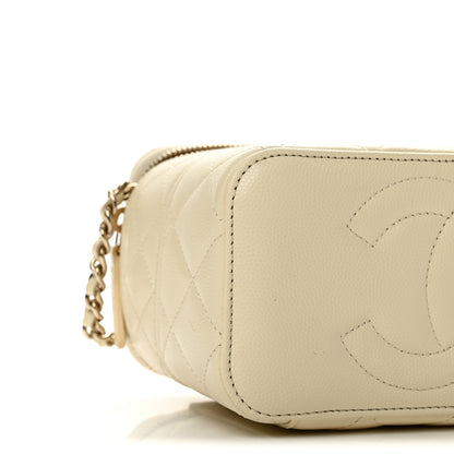 Chanel Caviar Quilted Trendy Handle Mini Vanity Ecru 9 of 12