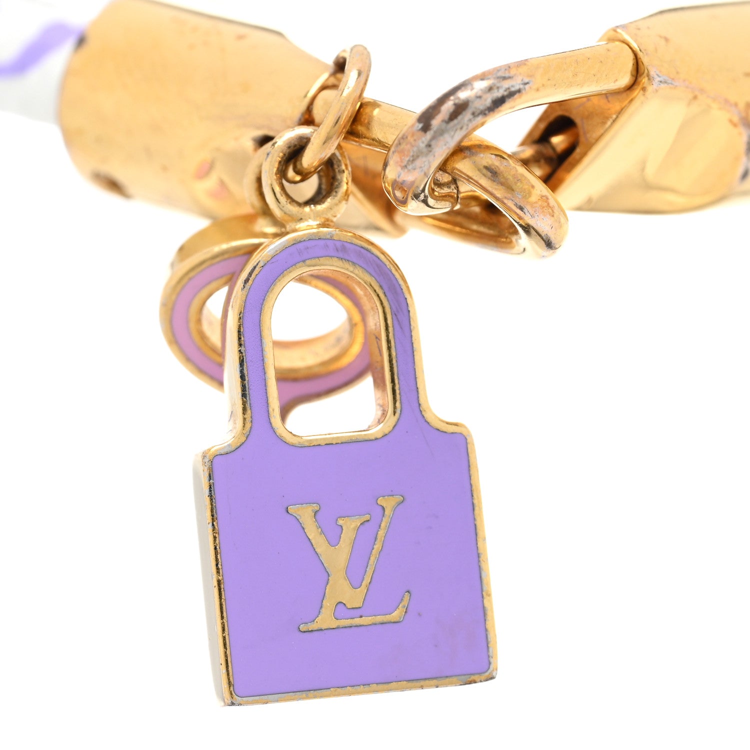 Louis Vuitton Monogram Multicolor Luck It Bracelet 17 White 4 of 5