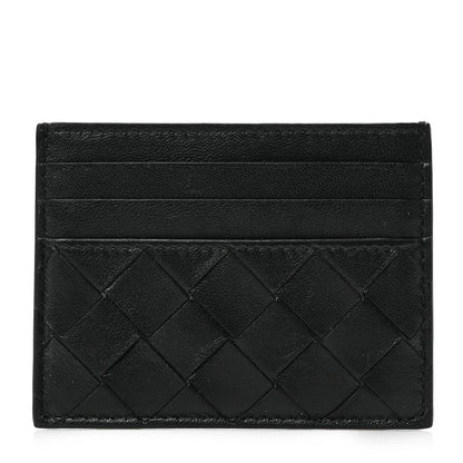 Bottega Veneta Nappa Intrecciato VN Card Case Black 1 of 6