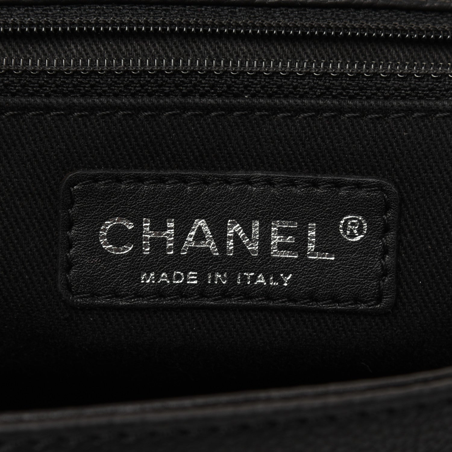 Chanel Calfskin Diamond Stitch Accordion Flap Black 8 of 16