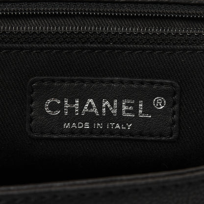 Chanel Calfskin Diamond Stitch Accordion Flap Black 8 of 16