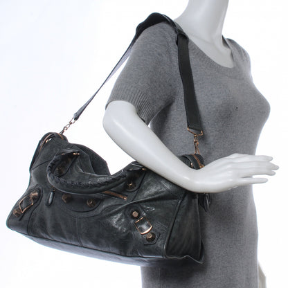 Balenciaga Agneau Giant 21 Rose Gold Hardware Part Time Anthracite 2 of 8