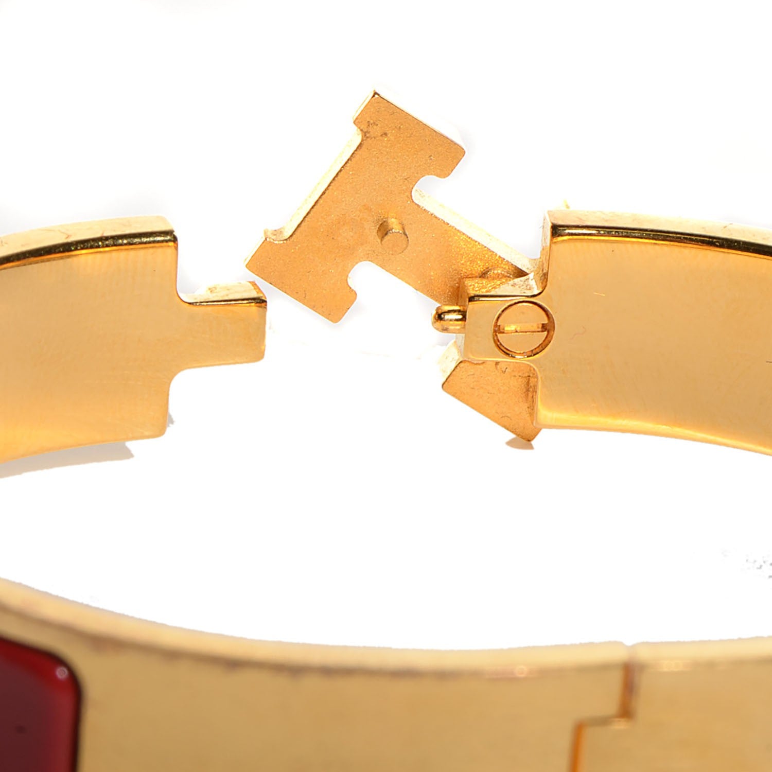 Hermes Narrow Enamel H Bracelet PM 4 of 6
