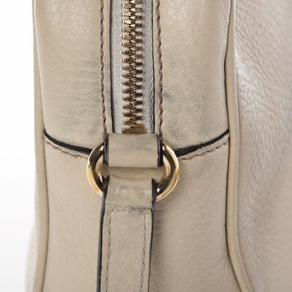 Gucci Pebbled Calfskin Small Soho Disco Bag Off White 16 of 19