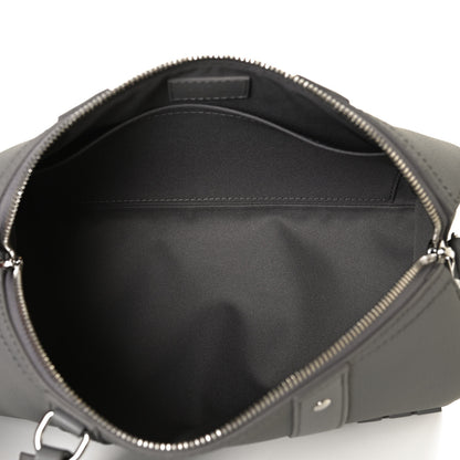 Louis Vuitton Grained Calfskin Aerogram City Keepall Gris 5 of 13