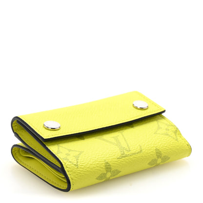 Louis Vuitton Monogram Taiga Discovery Compact Wallet Yellow 4 of 7