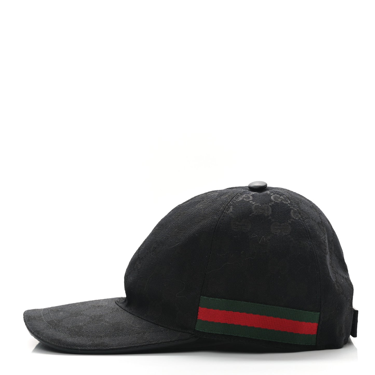 Monogram Web Baseball Hat S Black