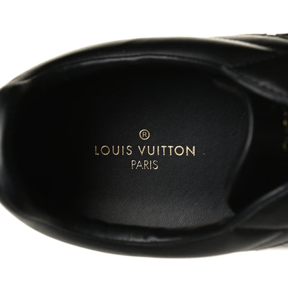Louis Vuitton PVC Calfskin Monogram Mens Sneakers 9.5 Black 9 of 11