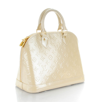 Louis Vuitton Vernis Alma PM Blanc Corail 3 of 7