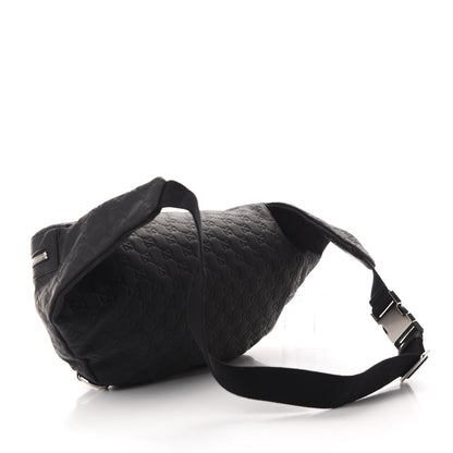 Gucci Guccissima Web Belt Bag Black 2 of 11