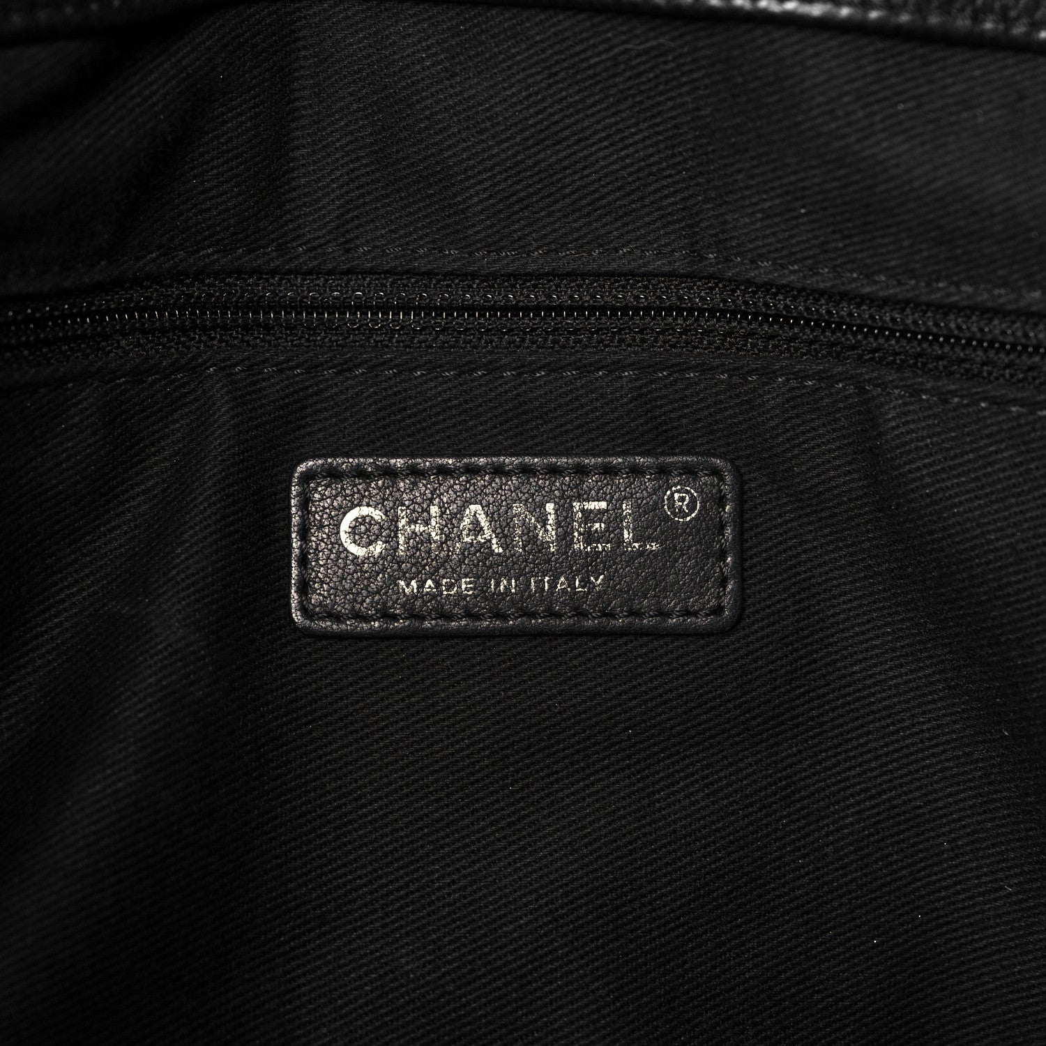 Chanel Caviar Quilted CC Timeless Soft Tote Black 6 of 13