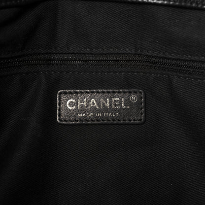 Chanel Caviar Quilted CC Timeless Soft Tote Black 6 of 13