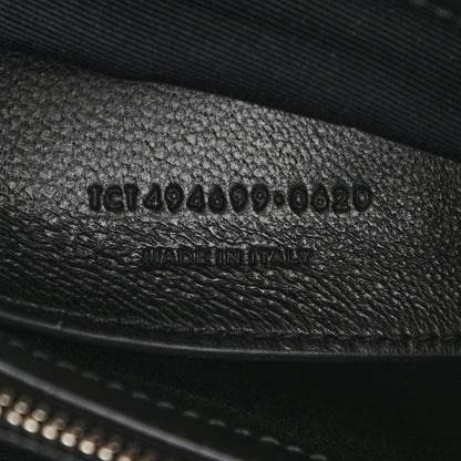 Saint Laurent Calfskin Y Quilted Monogram Small Loulou Chain Satchel Black 8 of 12