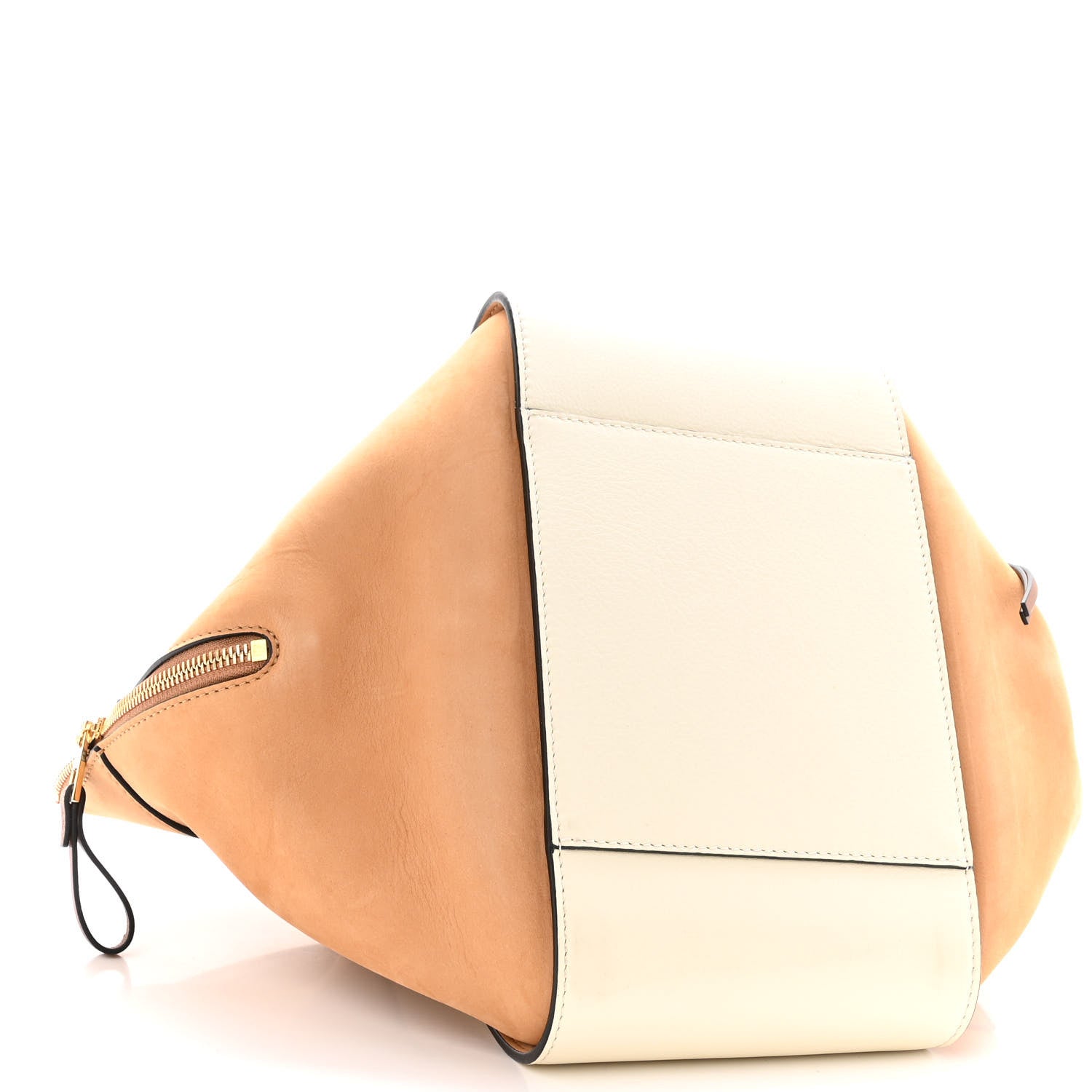 Loewe Calfskin Suede Small Hammock Shoulder Bag Warm Desert Milk 7 of 8