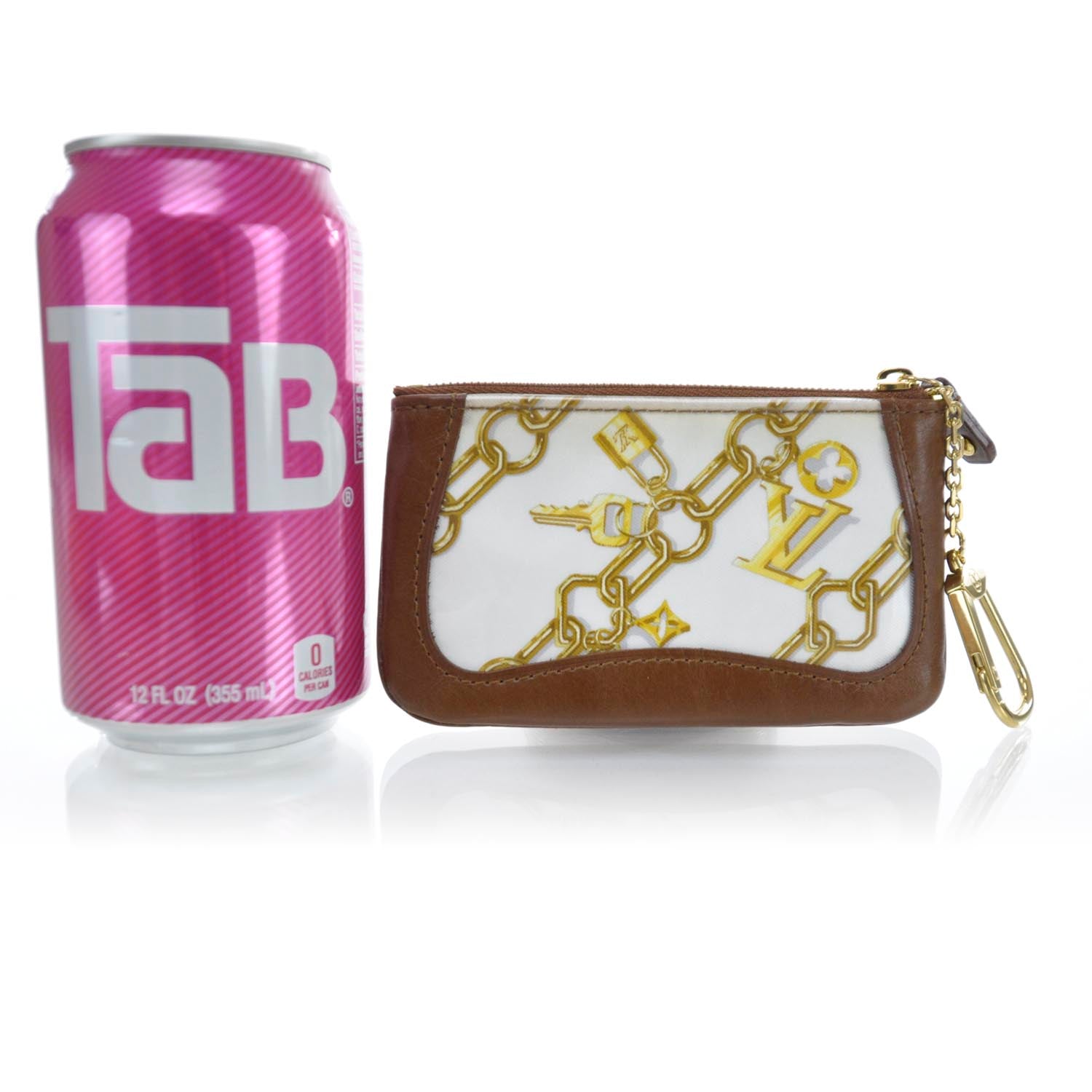 Louis Vuitton Monogram Charms Key Pouch White 2 of 9