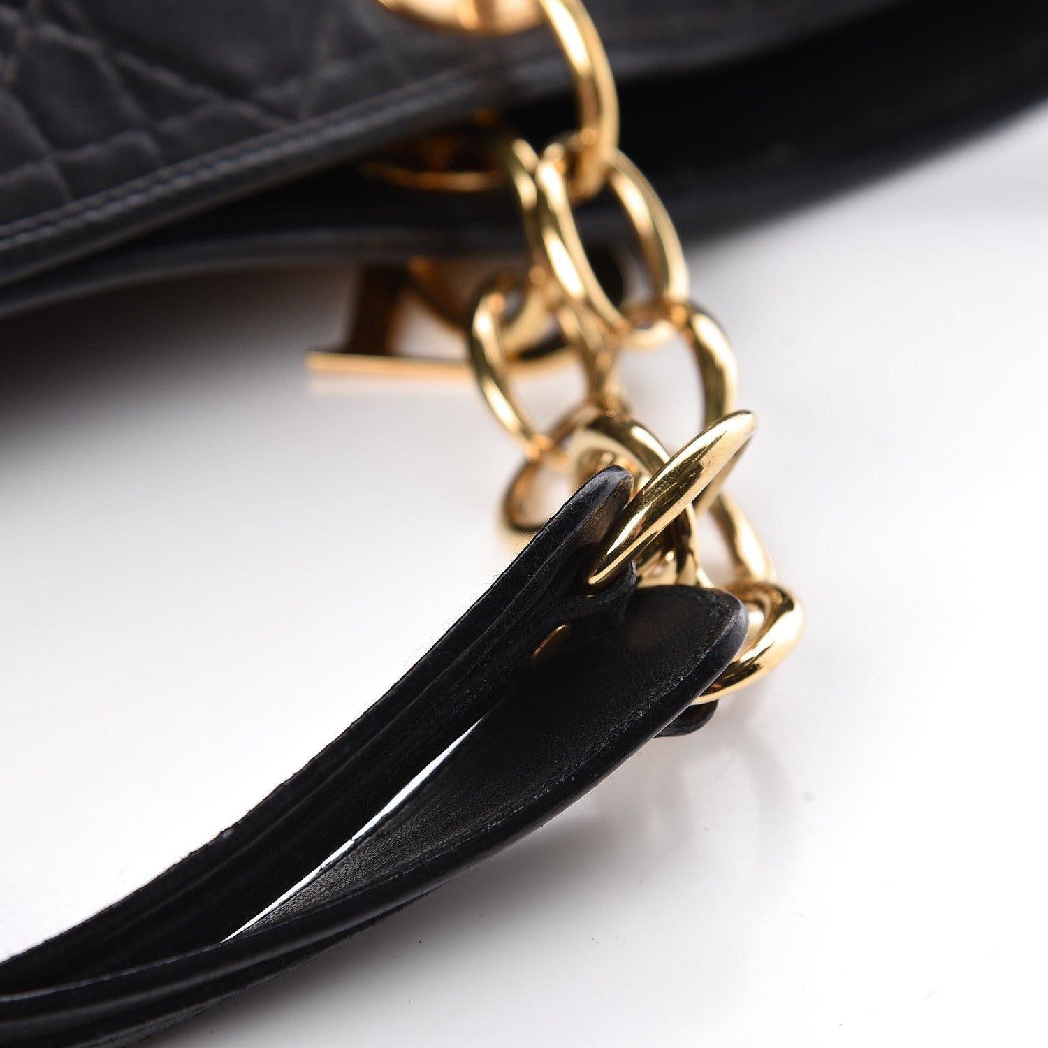 Christian Dior Lambskin Cannage Dior Soft Shopping Tote Black 16 of 18