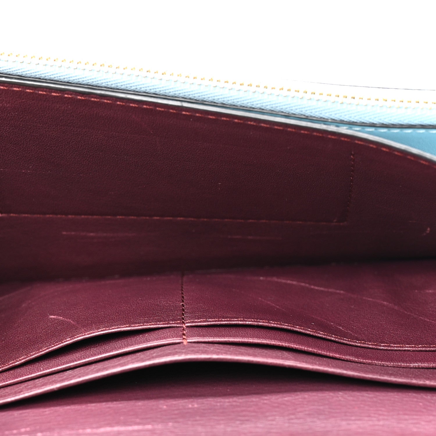 Loewe Smooth Calfskin Gate Pochette Light Blue 6 of 14