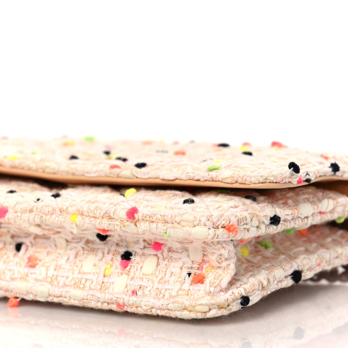 Candy Cotton Tweed & Beach Ball Wallet On Chain WOC Multicolor