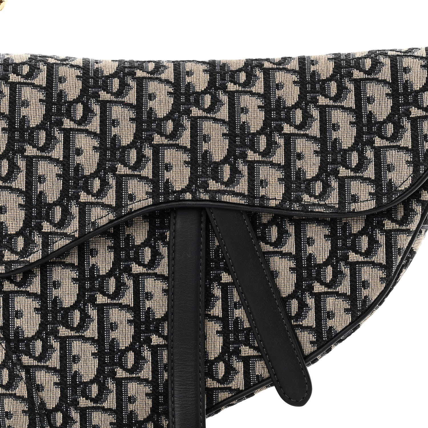 Christian Dior Oblique Saddle Bag Blue 8 of 10