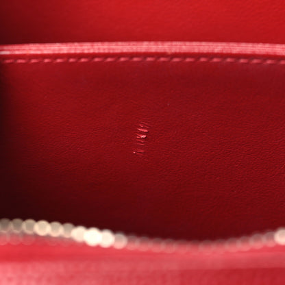 Chanel Caviar Quilted Small CC Filigree Vanity Case Red 12 of 12