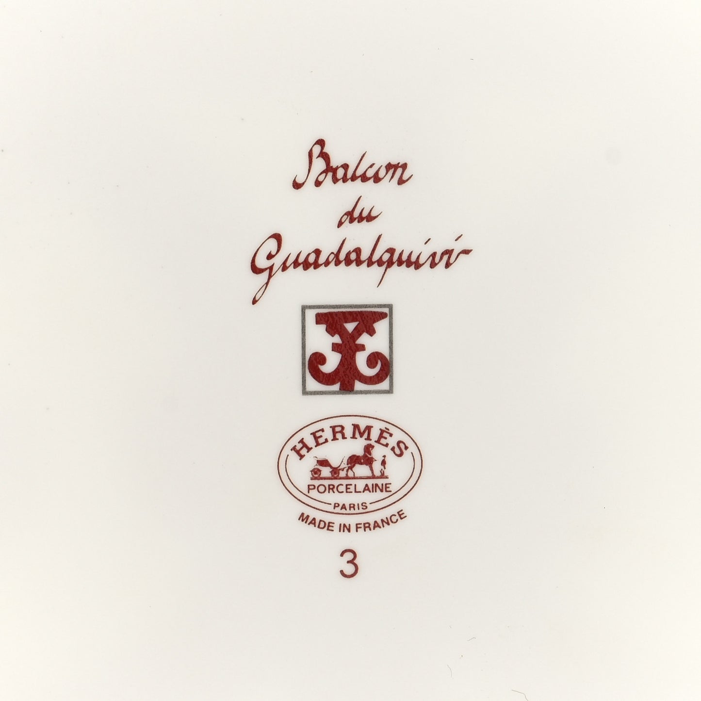 Porcelain Balcon du Guadalquivir Small Dish N°3