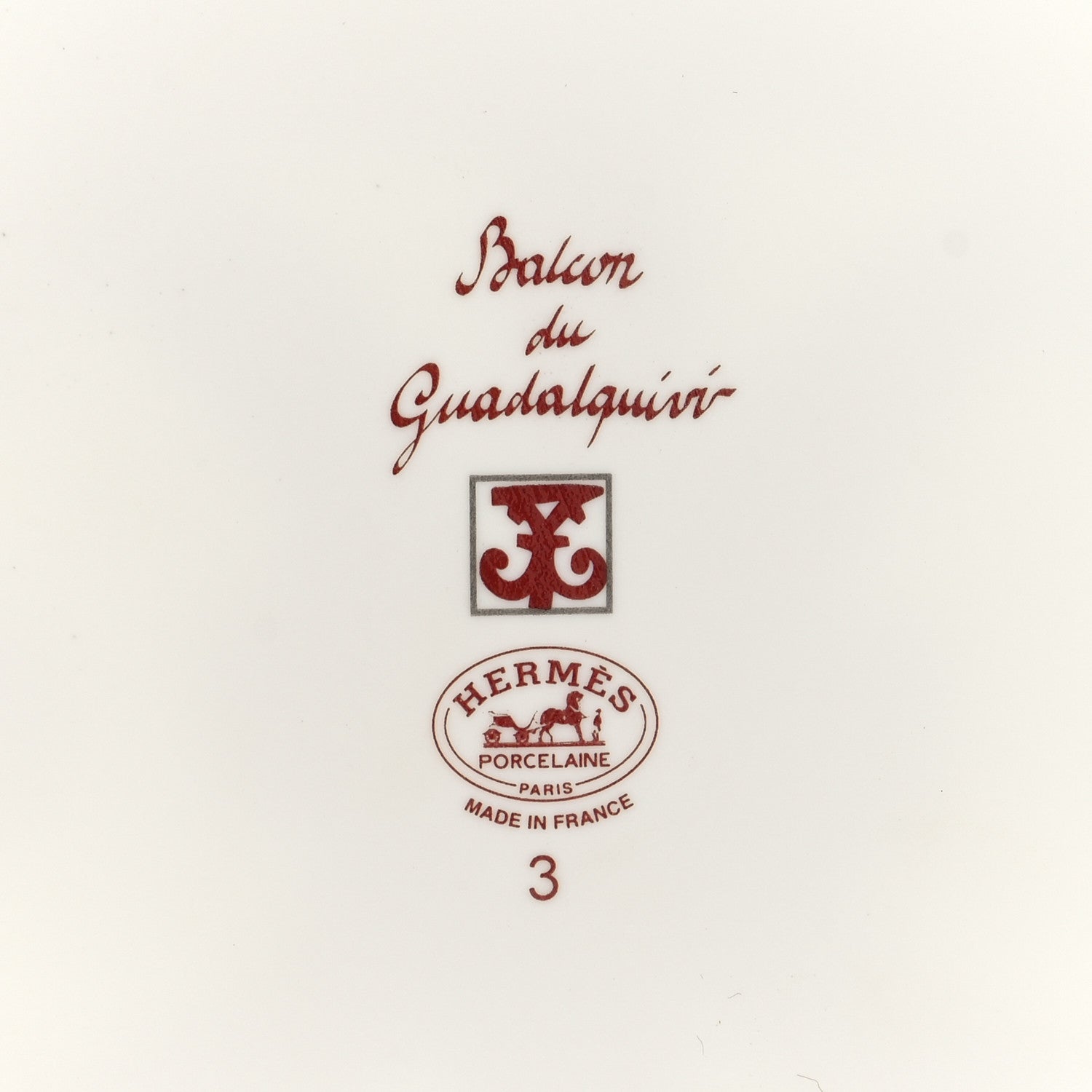 Hermes Porcelain Balcon du Guadalquivir Small Dish N°3 5 of 8