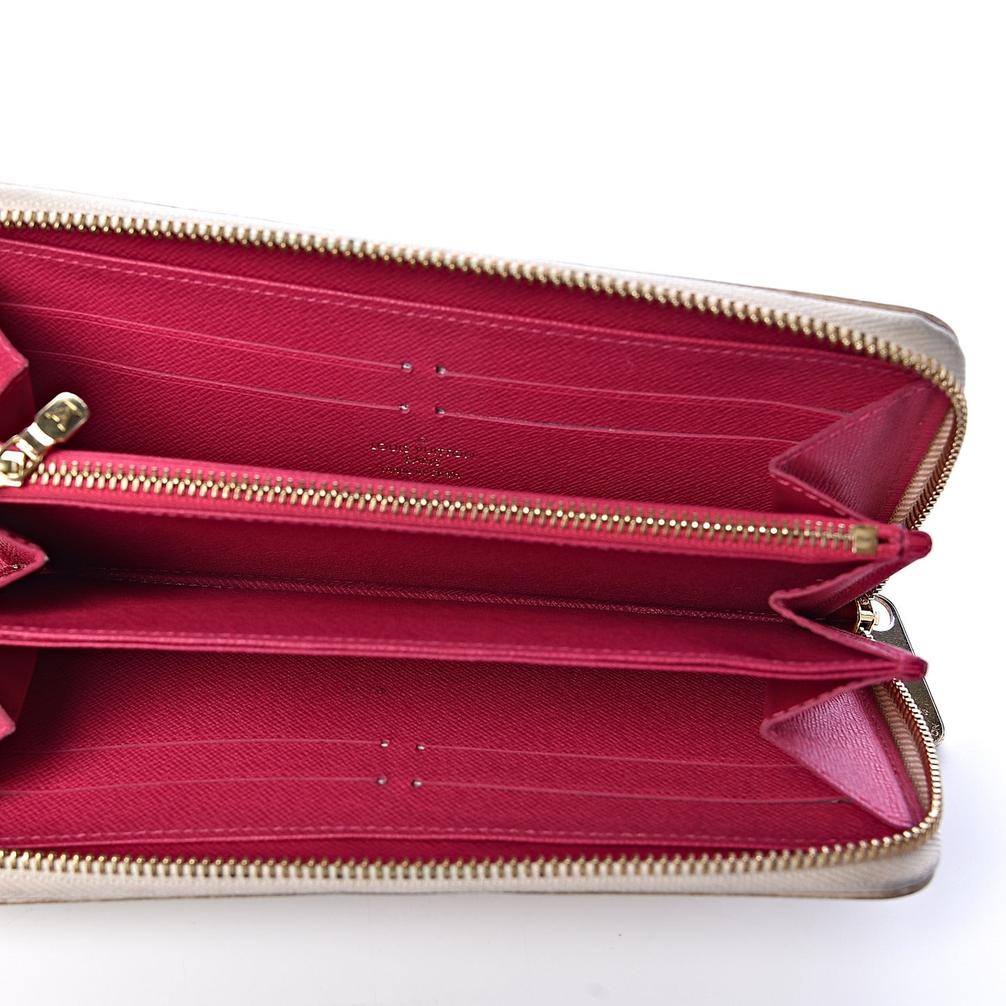 Damier Azur 2015 Christmas Animation Zippy Wallet Hibiscus