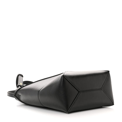 Loewe Shiny Calfskin Mini Puzzle Fold Tote Black 4 of 10