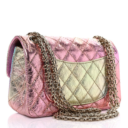 Chanel Metallic Goatskin Quilted Mini 2.55 Reissue Flap Multicolor 3 of 10