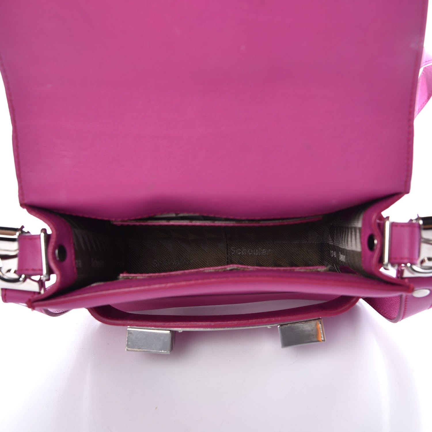 Proenza Schouler Smooth Calfskin Tiny PS11 Classic Shoulder Bag Fuxia 5 of 12