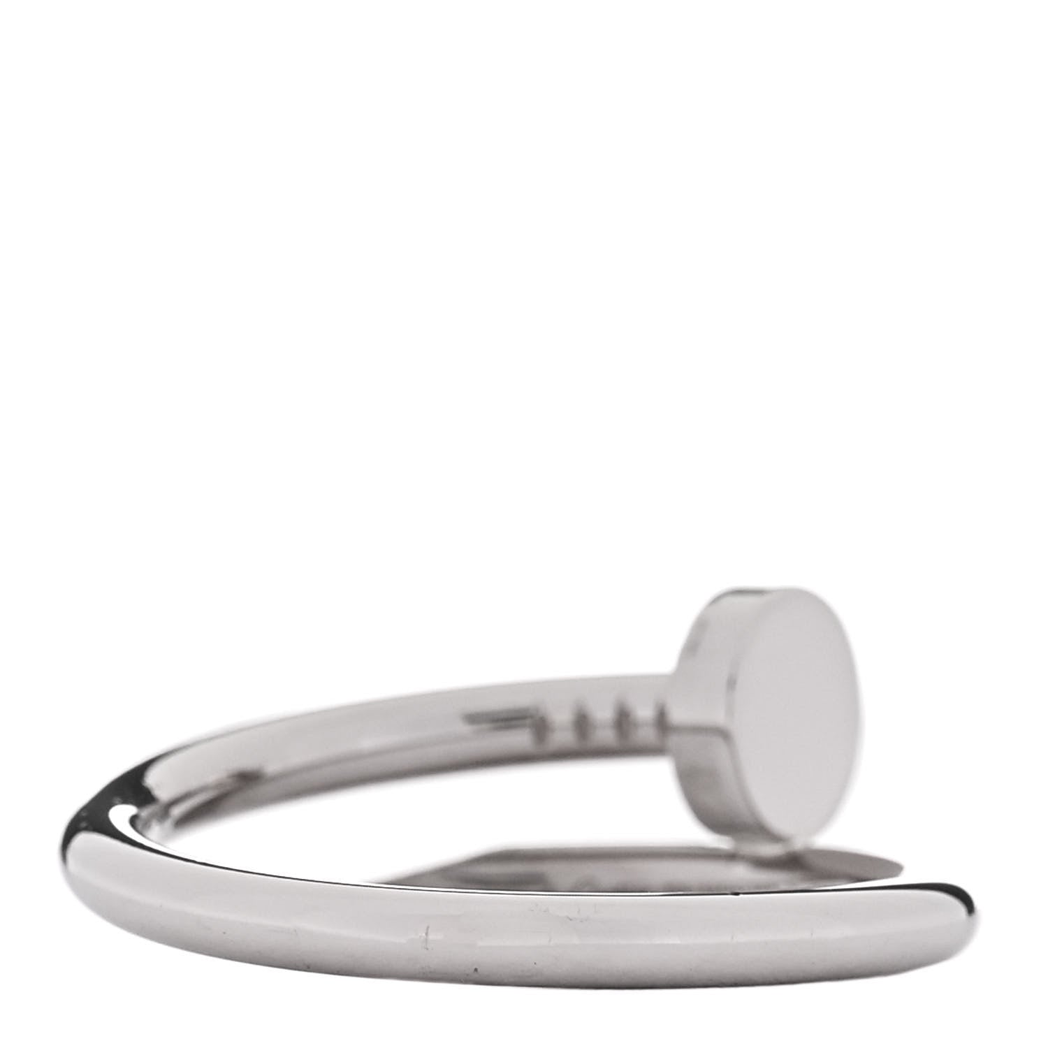 Cartier 18K White Gold Juste Un Clou Ring 63 10.5 3 of 6