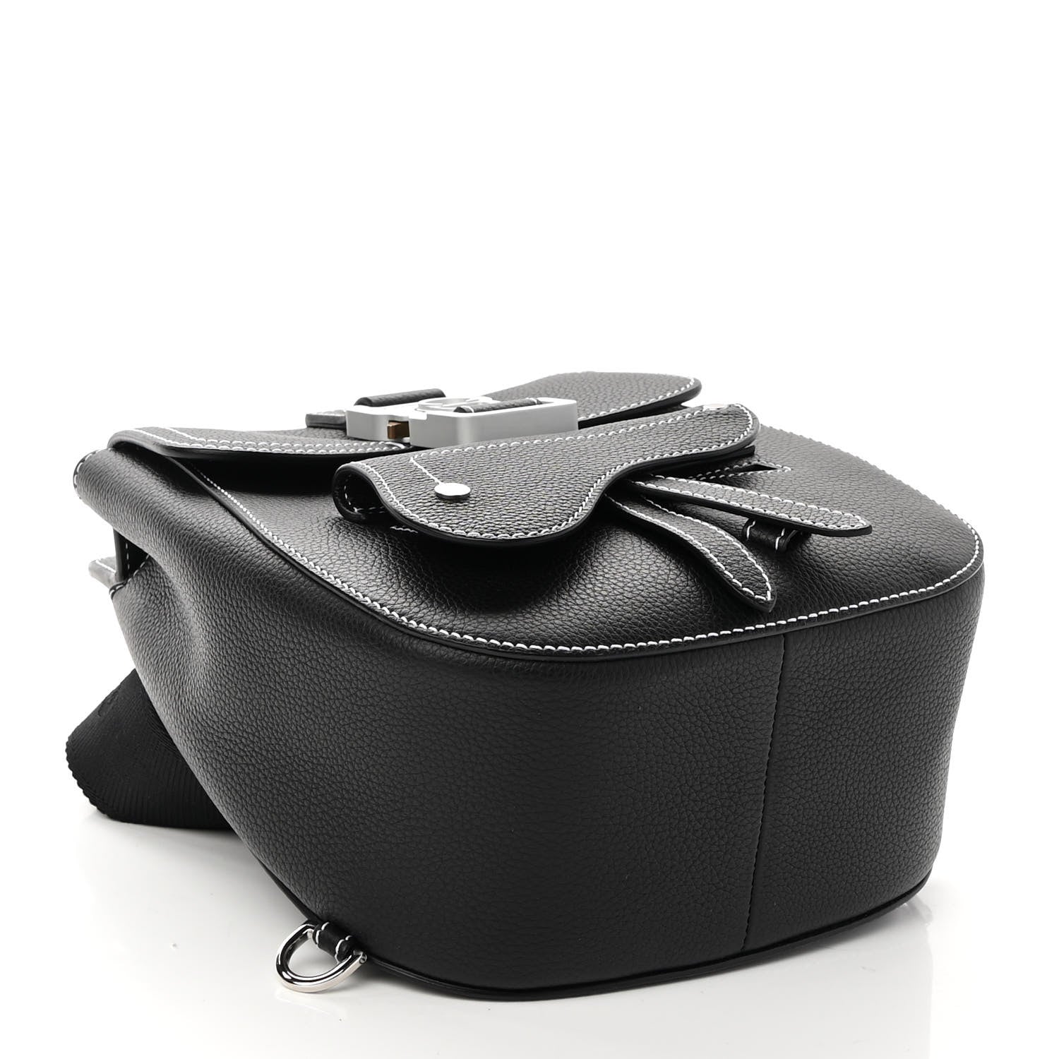 Christian Dior Grained Calfskin Mini Gallop Sling Bag Black 4 of 10