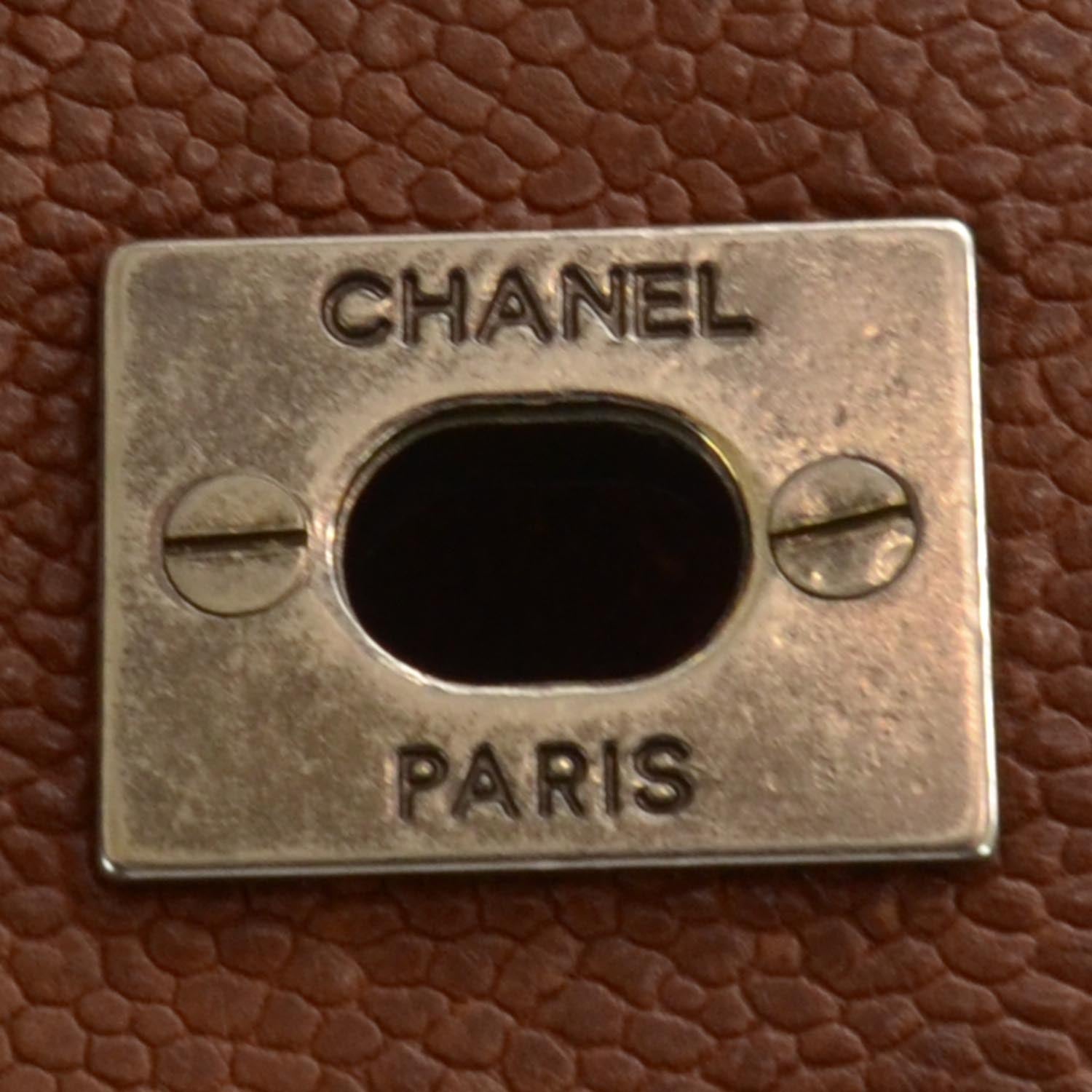 Chanel Caviar Outdoor Ligne Flap Brown 6 of 10