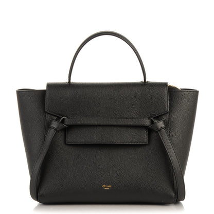 Celine Grained Calfskin Micro Belt Bag Black 1 of 7