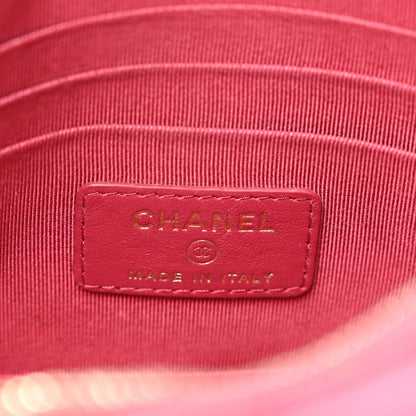 Chanel Caviar Quilted Camera Case Dark Pink 7 of 11