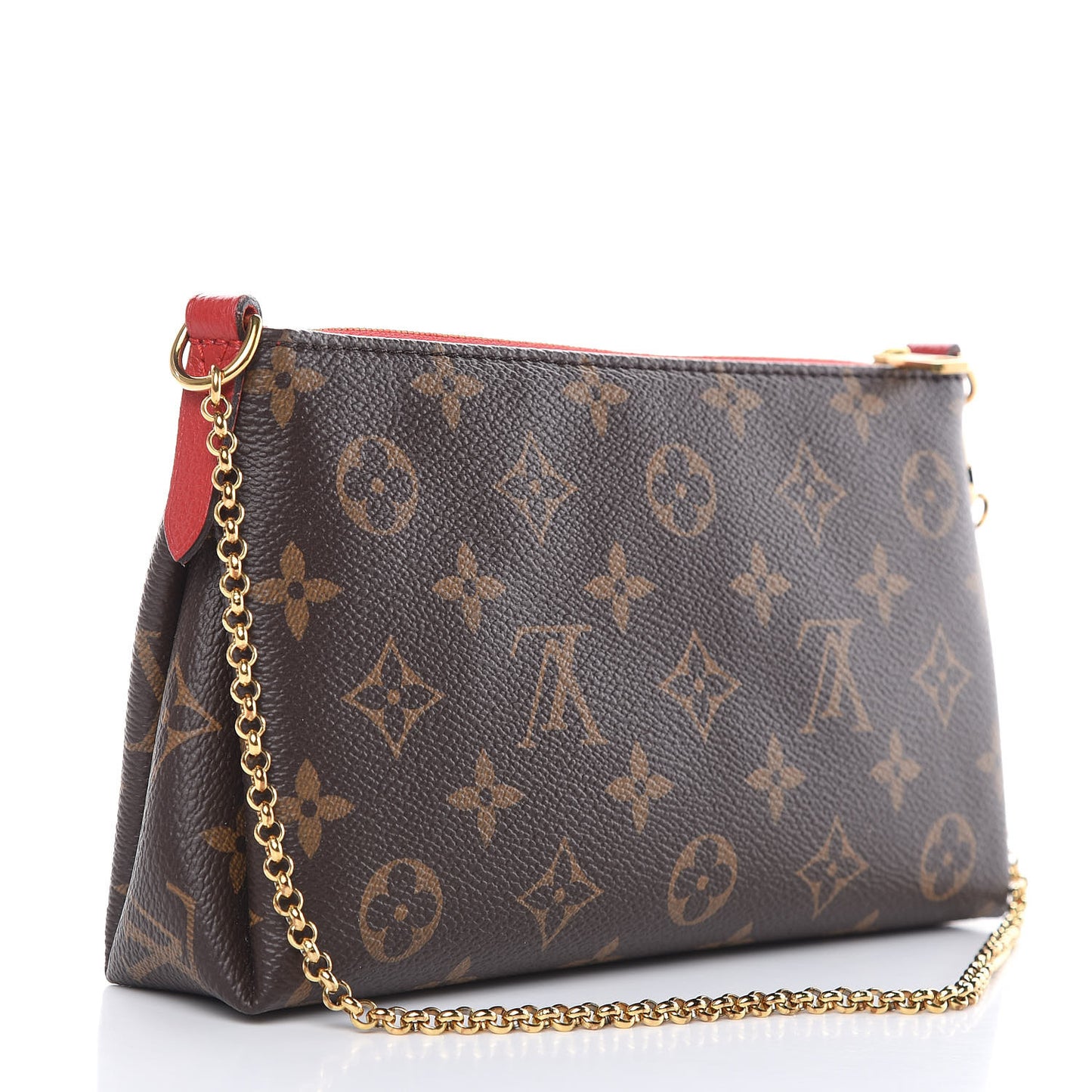 Monogram Pallas Clutch Cherry