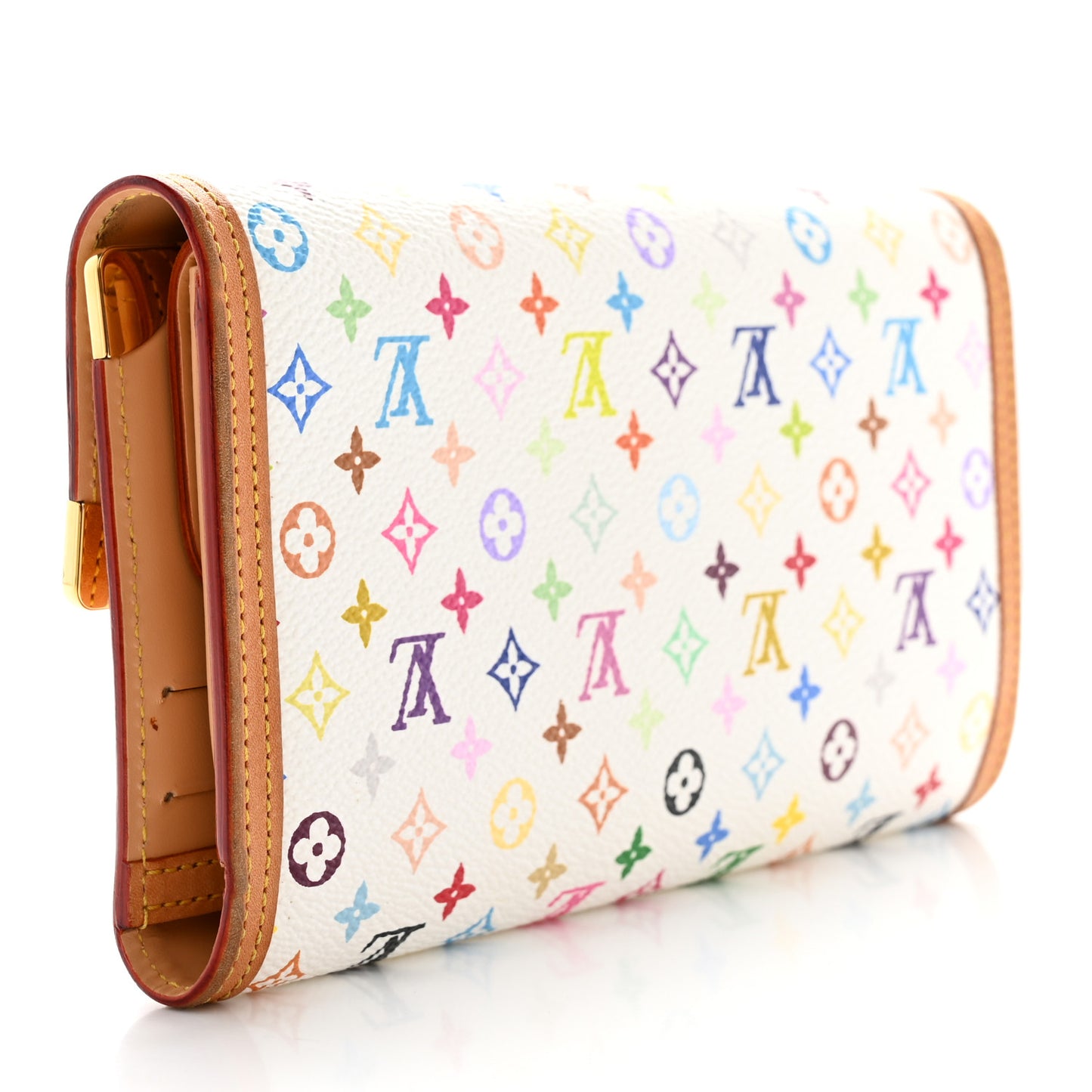 Monogram Multicolor Porte Tresor International Wallet White
