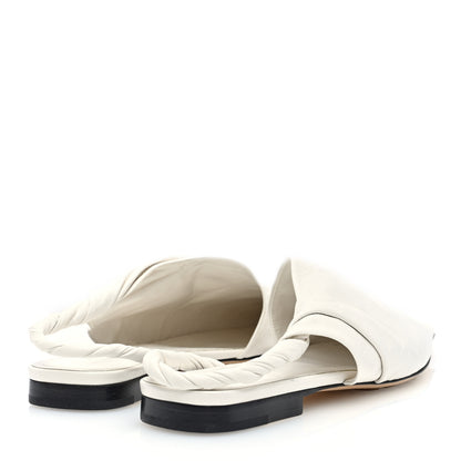 Bottega Veneta Nappa BV Point Ballet Flats 36 White 4 of 7